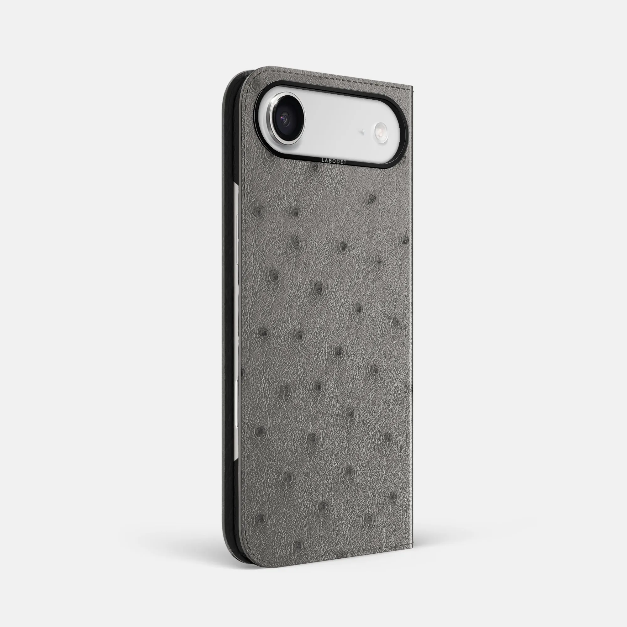 Folio Case For iPhone 17 Air In Ostrich Modern Design Texture