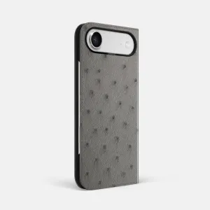 Folio Case For iPhone 17 Air In Ostrich Modern Design Texture