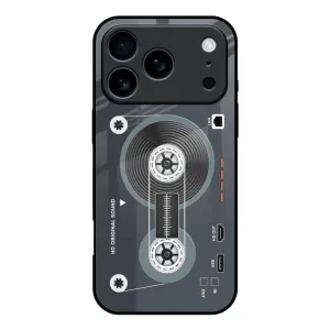 Light Structure Protective Corner Retro Recorder Glass Case for iPhone 17 Pro