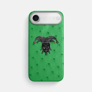 Classic Case With Carbon Joker For iPhone 17 Air In Ostrich 3D Effect