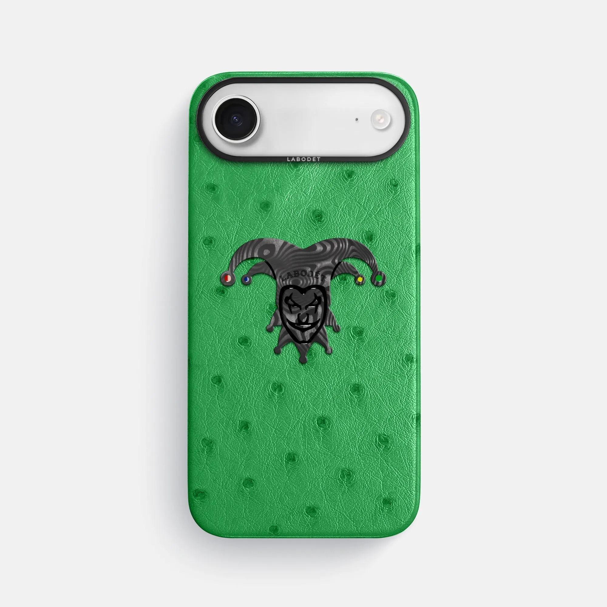 Clean Texture Vivid Finish Classic Case With Carbon Joker For iPhone 17 Air In Ostrich