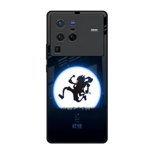 Luffy Nika Glass Case for Vivo X80 Pro 5G Smooth Finish Touch Stylish Detail Layer