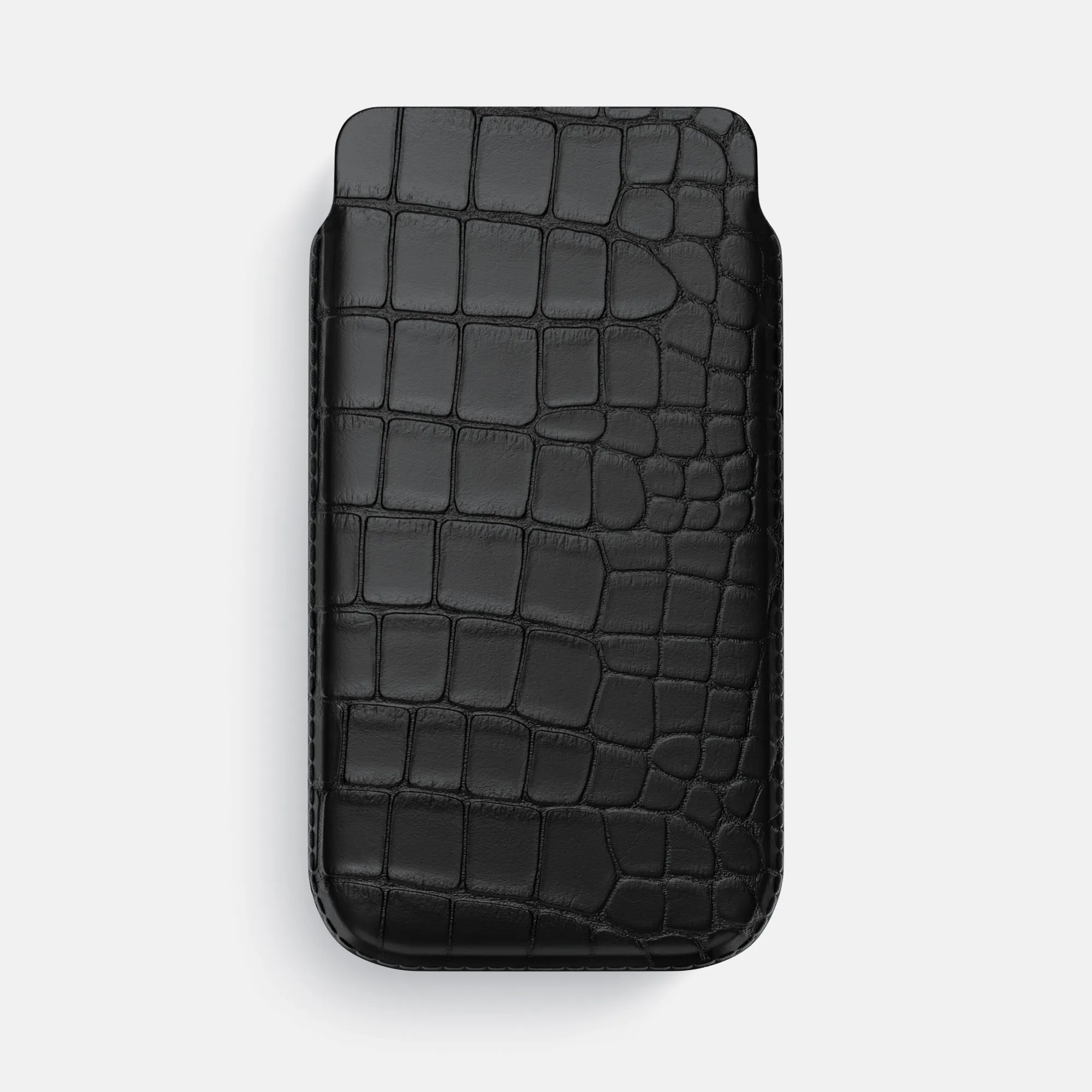 Unique Texture Pouch Case For iPhone 16 Pro Max In Alligator