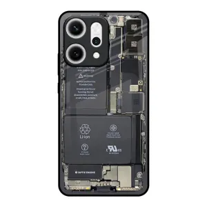 Skeleton Inside Glass Case for Oppo Reno14 5G Smooth Layer