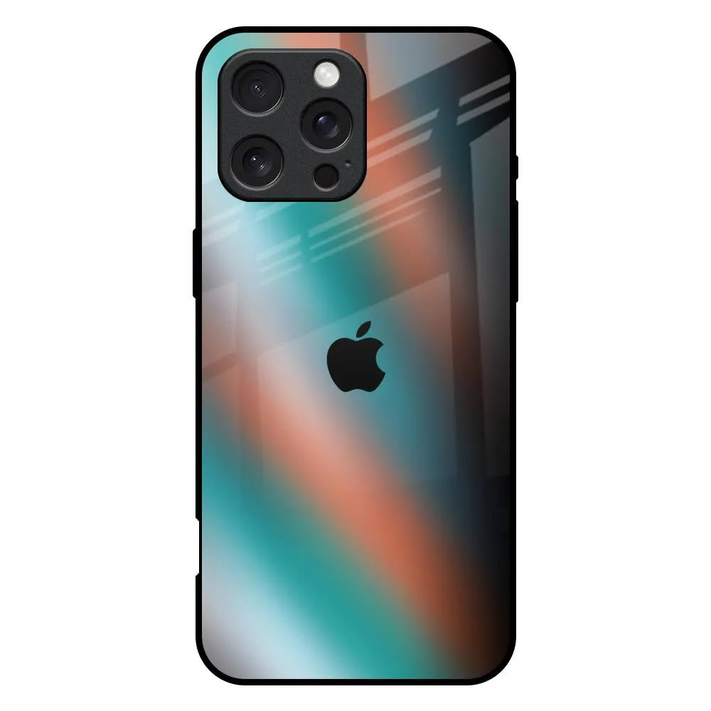 Melted Emerald Glass Case for iPhone 16 Pro Max Flexible structure