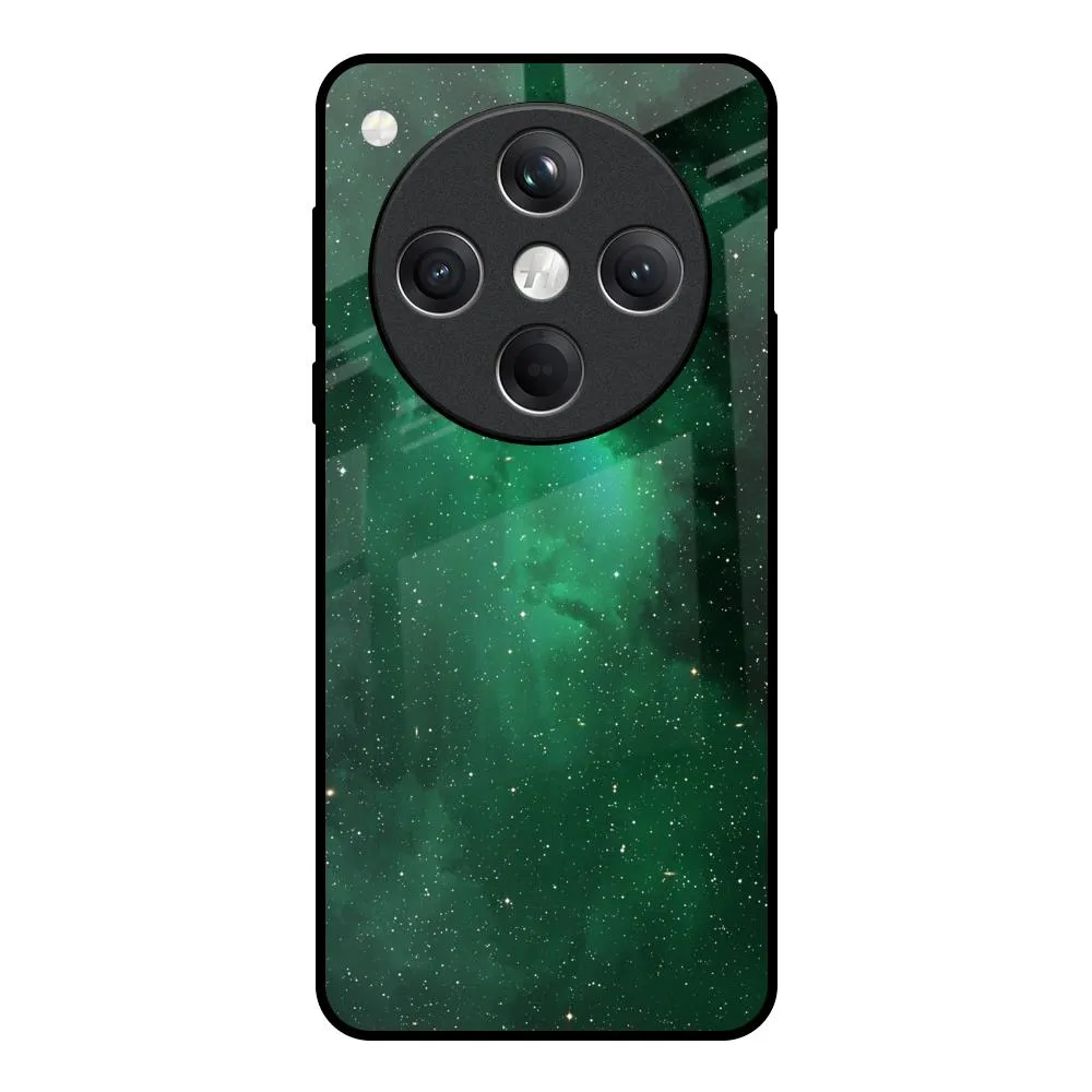 Emerald Firefly Glass Case For Oppo Find X8 5G Creative Pattern Portable Grip