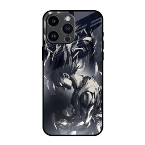Clear Frame Premium Form Sketch Art DB Glass Case for iPhone 14 Pro Max