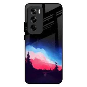 Soft Detail Layer Drive In Dark Glass Case For Oppo Reno 12 Pro 5G