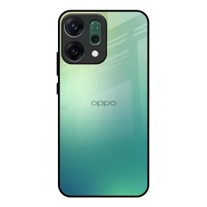 Smooth Outline Stylish Grip Texture Dusty Green Glass Case for Oppo Reno14 Pro 5G