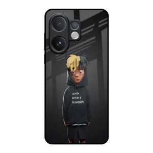 Dishonor Glass Case for Vivo V60 5G Patterned Design Clear Edge