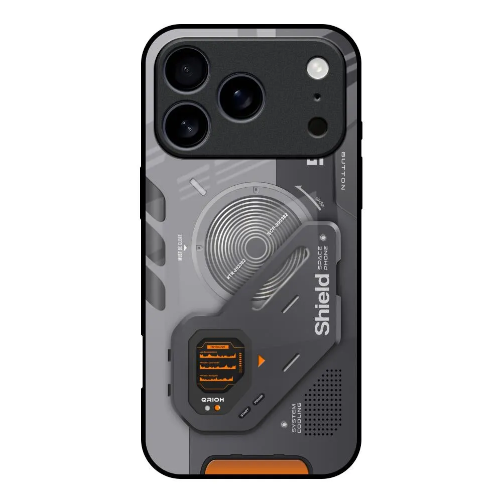 Tech Lifestyle Glass Case for iPhone 17 Pro Protective Detailing Creative Artwork