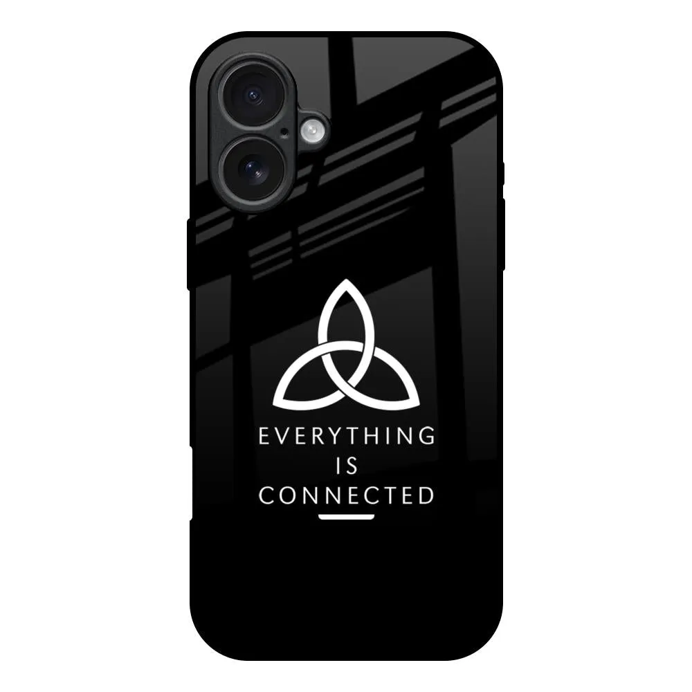 Everything Is Connected Glass Case for iPhone 17 Matte Build