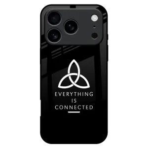 Soft Cushion Smooth Form Everything Is Connected Glass Case for iPhone 17 Pro Max