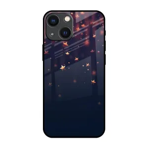 Falling Stars Glass Case For iPhone 14 Plus Lightweight texture