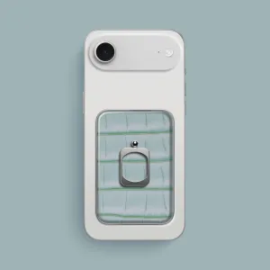 MagSafe Ring Mint Gum For iPhone 17 Air In Alligator Smooth Edges Shock Layer