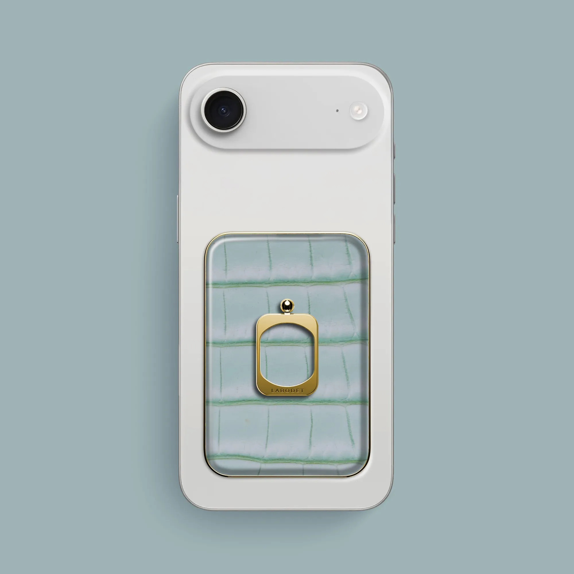 Dual Layer MagSafe Ring Mint Gum For iPhone 17 Air In Alligator