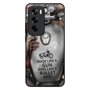 Slim Profiled Royal Bike Glass Case for Oppo Reno 12 Pro 5G