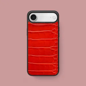 Matte Pattern Modern Surface Design Sport Case Deep Coral For iPhone 17 Air In Alligator