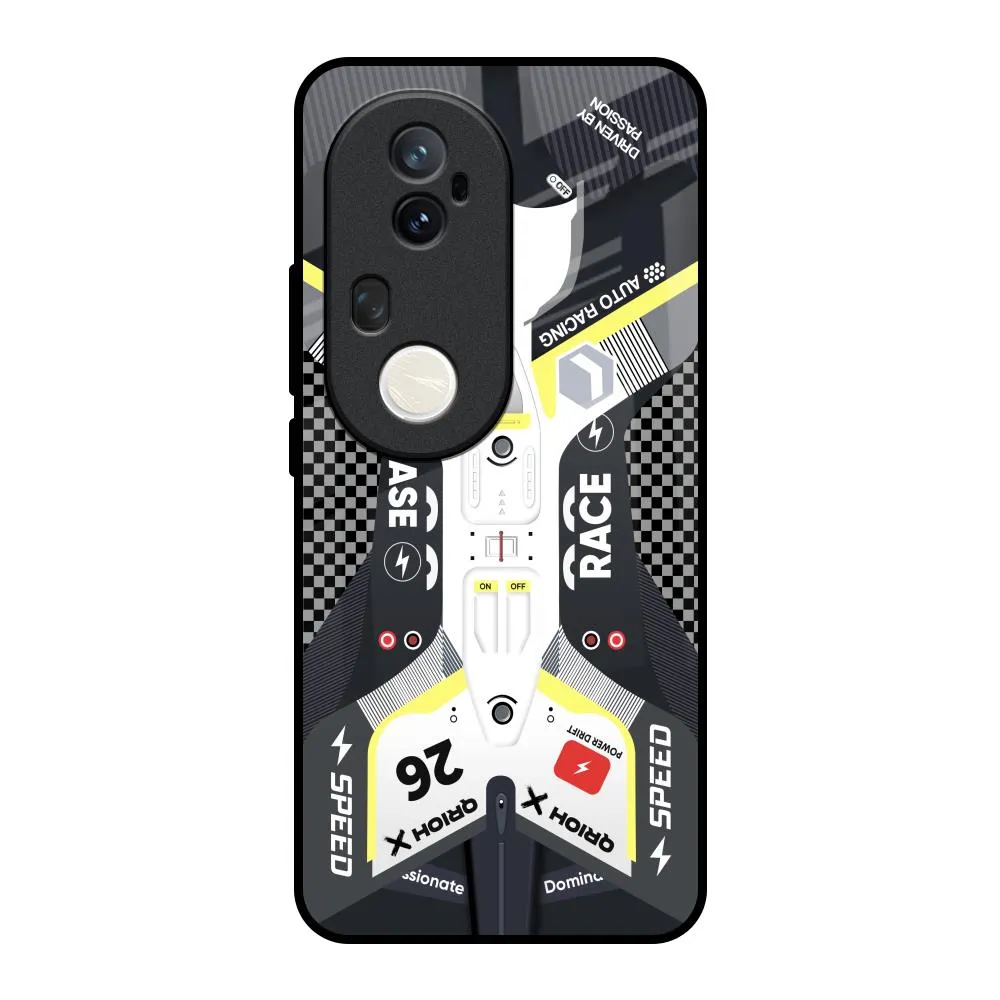 Car Enthusiast Glass Case for Vivo T4 Ultra 5G Flexible Design Durable Detail