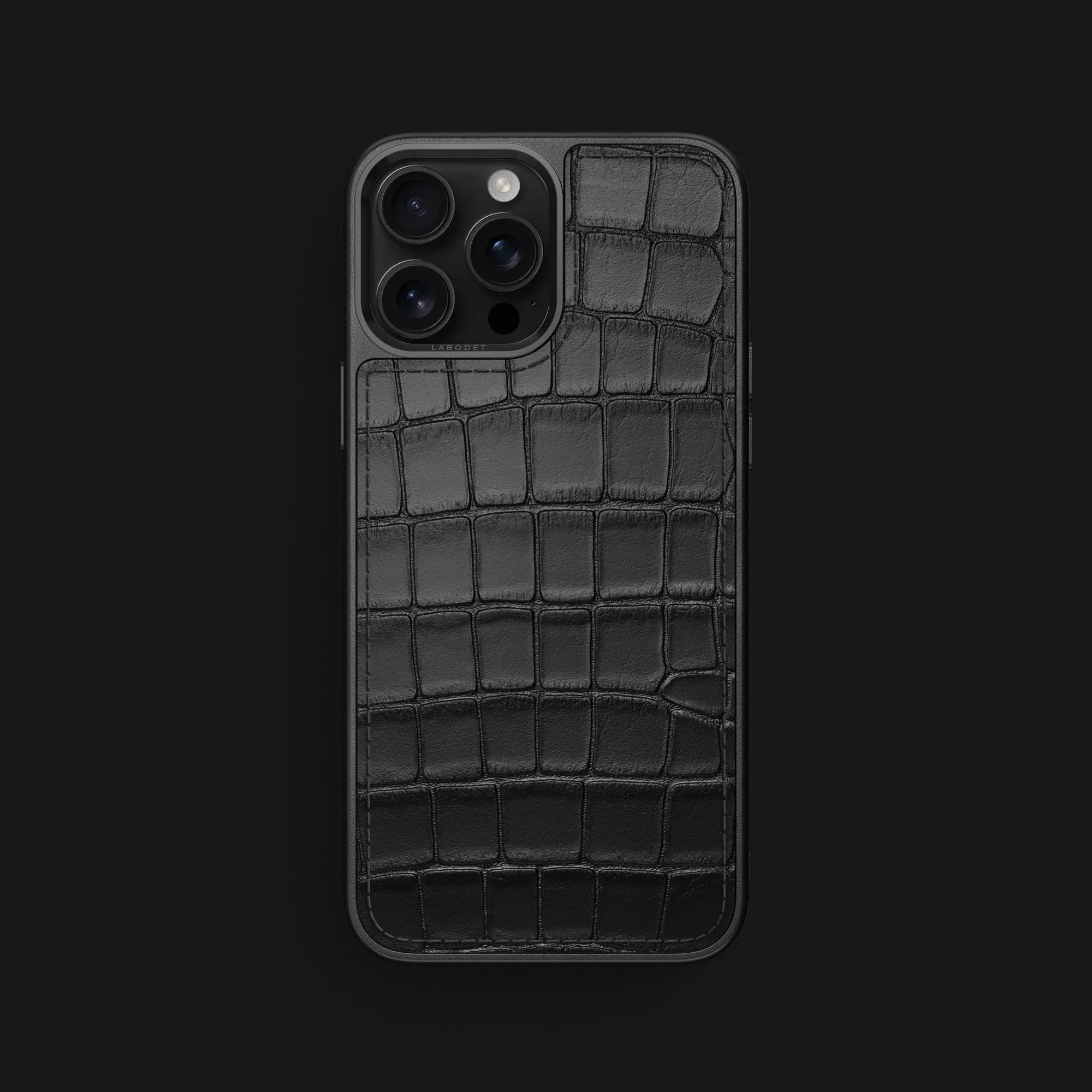 Color Finish Protective Texture Finish Sport Case Edition Black For iPhone 16 Pro Max In Alligator