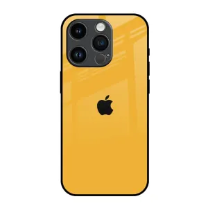 Fluorescent Yellow Glass case for iPhone 14 Pro Matte Look Finish