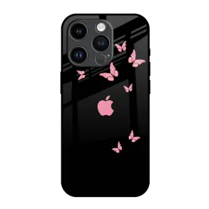 Fly Butterfly Glass Case for iPhone 14 Pro Light Design Polished Look