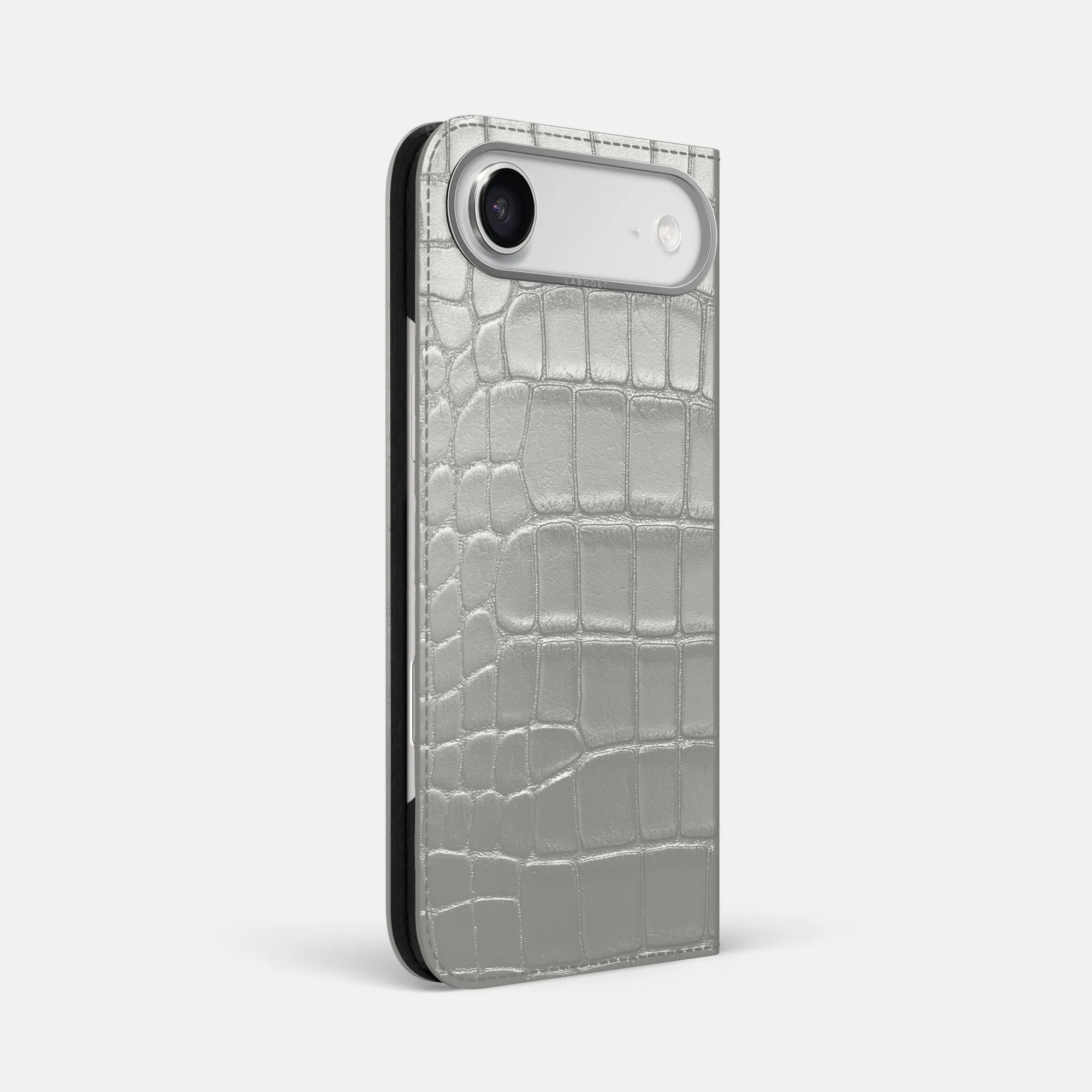 Modern Edge Layer Full Coverage Folio Case For iPhone 17 Air In Metallic Alligator