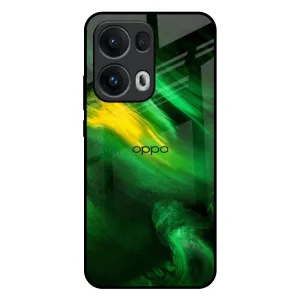 Soft Finish Forest Galaxy Glass Case for Oppo Reno13 Pro 5G
