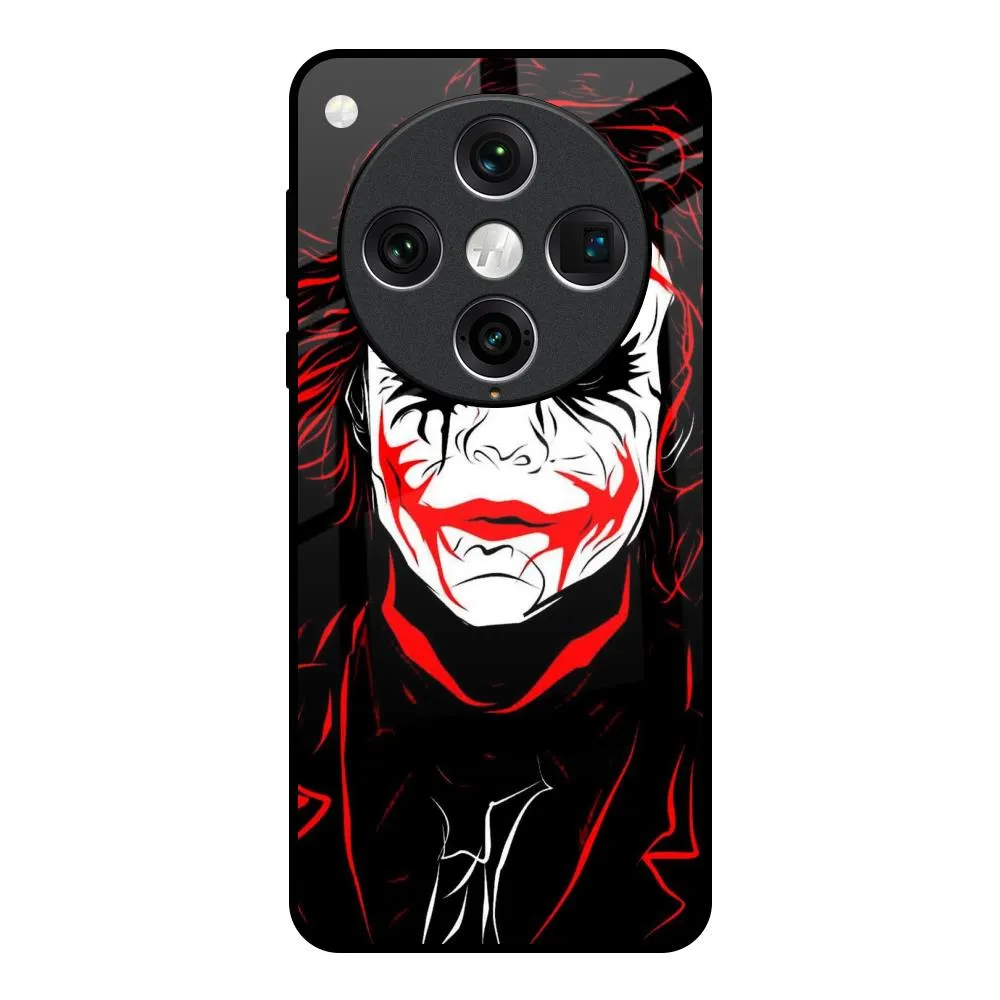 Premium Material Life In Dark Glass Case For Oppo Find x8 Pro