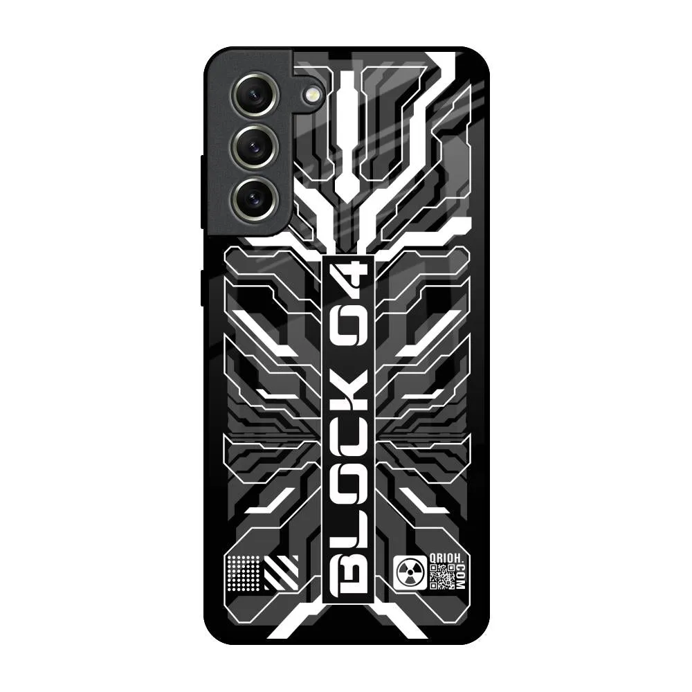 Monochrome Magic Glass Case for Samsung Galaxy S21 FE 5G Protective Corner Drop Defense