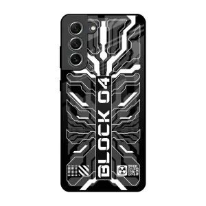 Monochrome Magic Glass Case for Samsung Galaxy S21 FE 5G Protective Corner Drop Defense