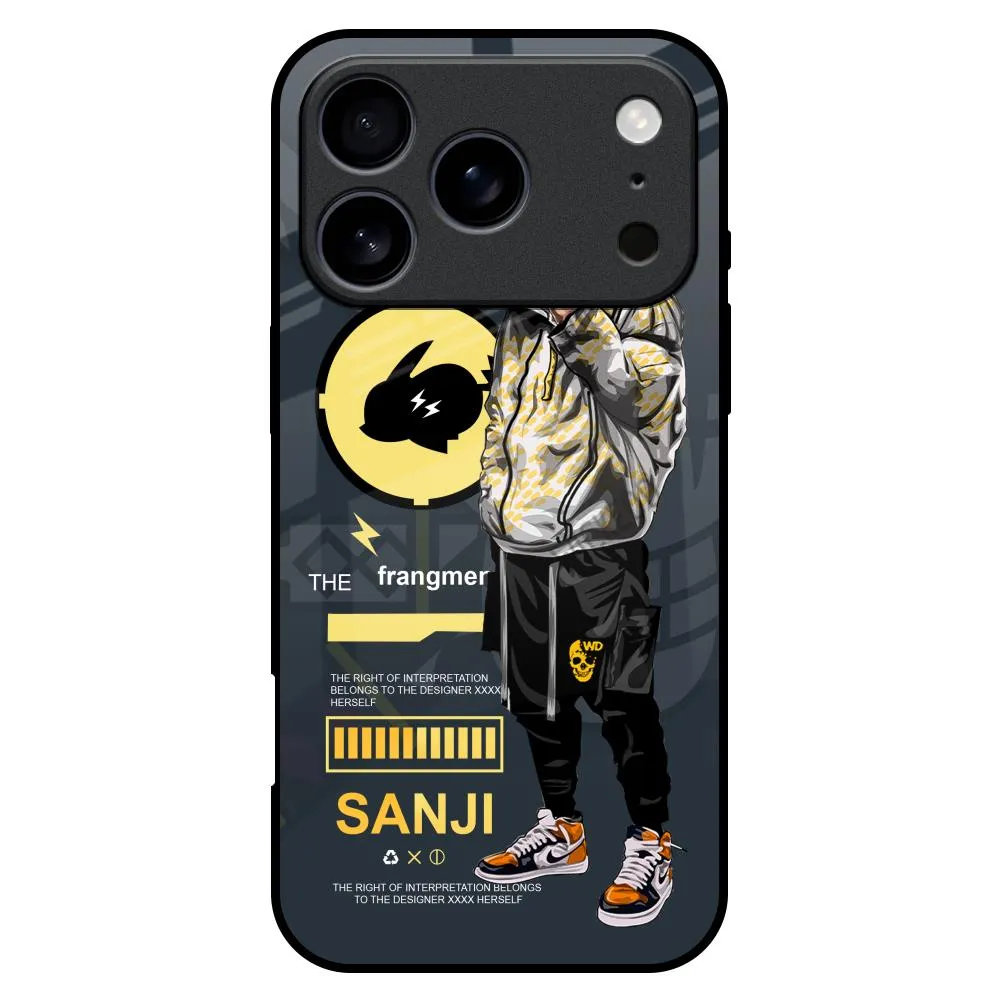 Cool Sanji Glass Case for iPhone 17 Pro Max Daily Durability Slim Feel