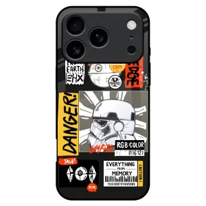 Galaxy Edge Glass Case for iPhone 17 Pro Max Modern Touch