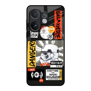 Galaxy Edge Glass Case for Vivo V60 5G Classic Touch anti dust