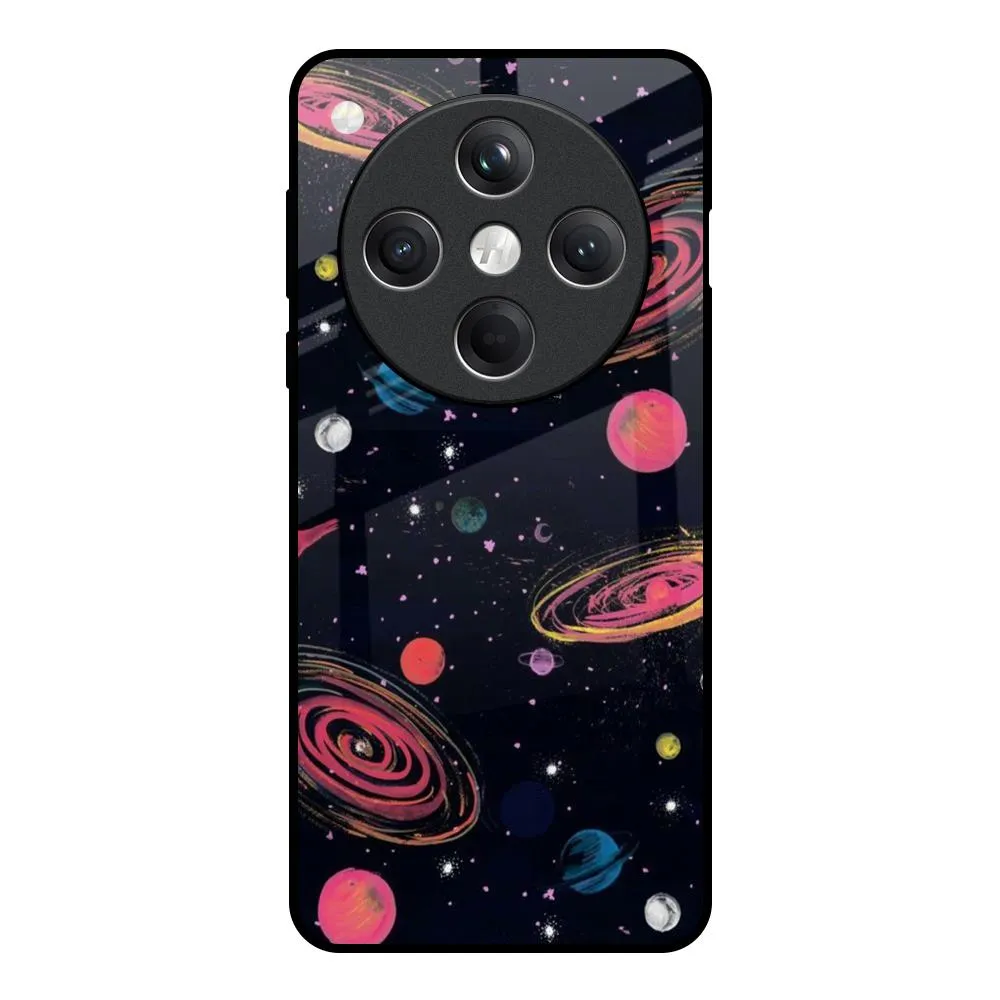 Galaxy In Dream Glass Case For Oppo Find X8 5G Fashion Touch Stylish frame