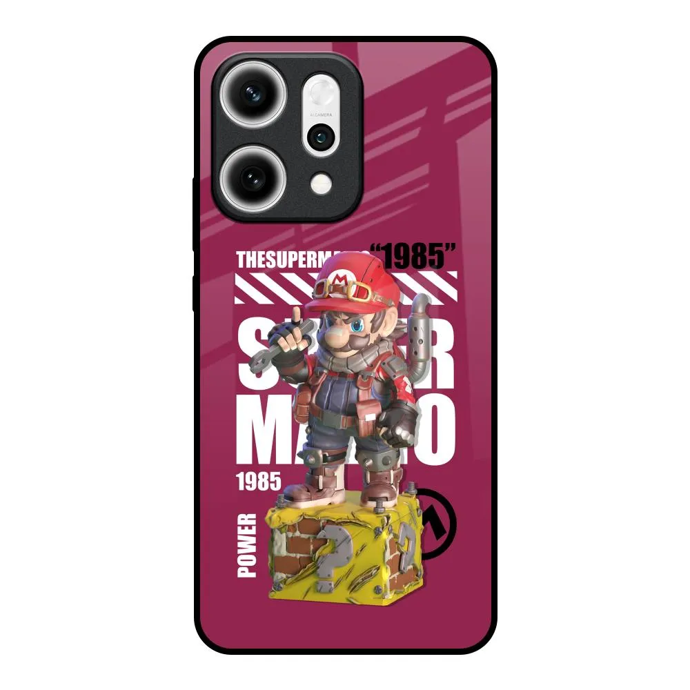 Gangster Hero Glass Case for Oppo Reno14 5G Minimal Surface