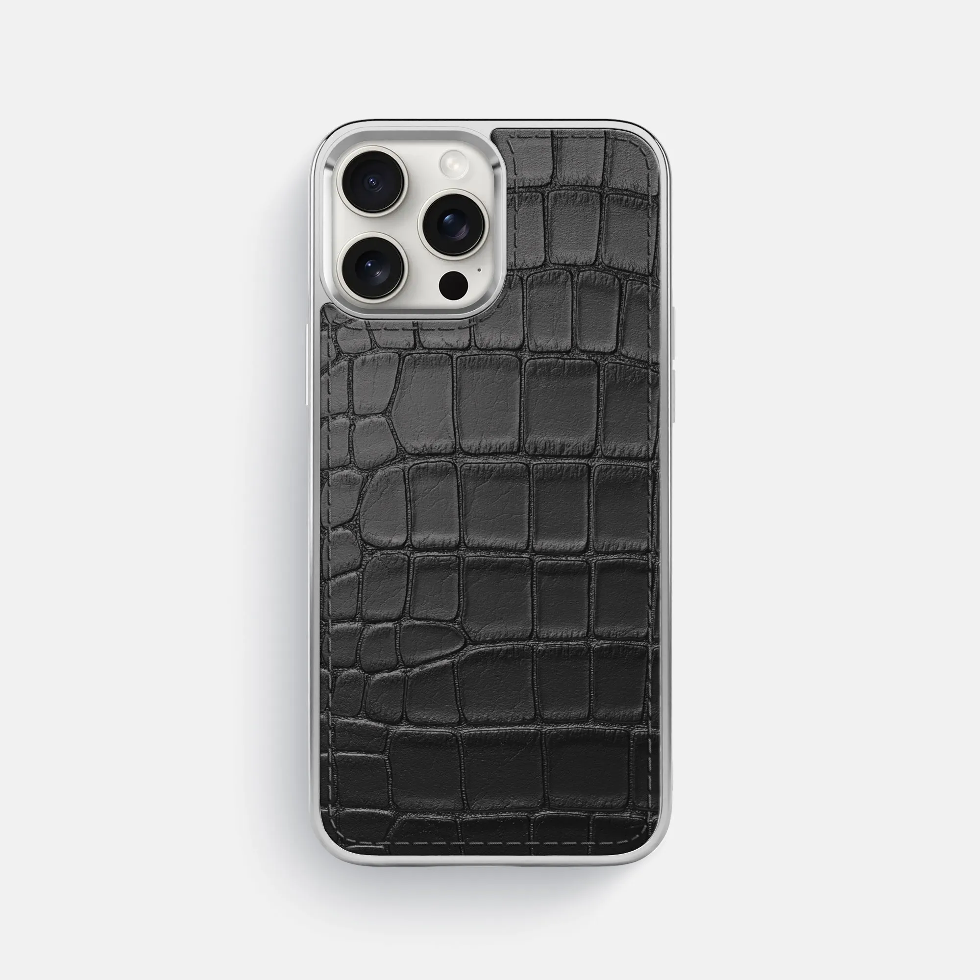 Glossy Sport Case For iPhone 16 Pro Max In Alligator Unisex Design