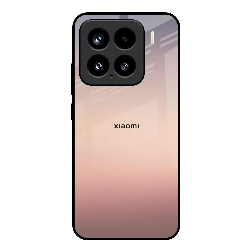 High strength Golden Mauve Glass Case for Mi 15 5G