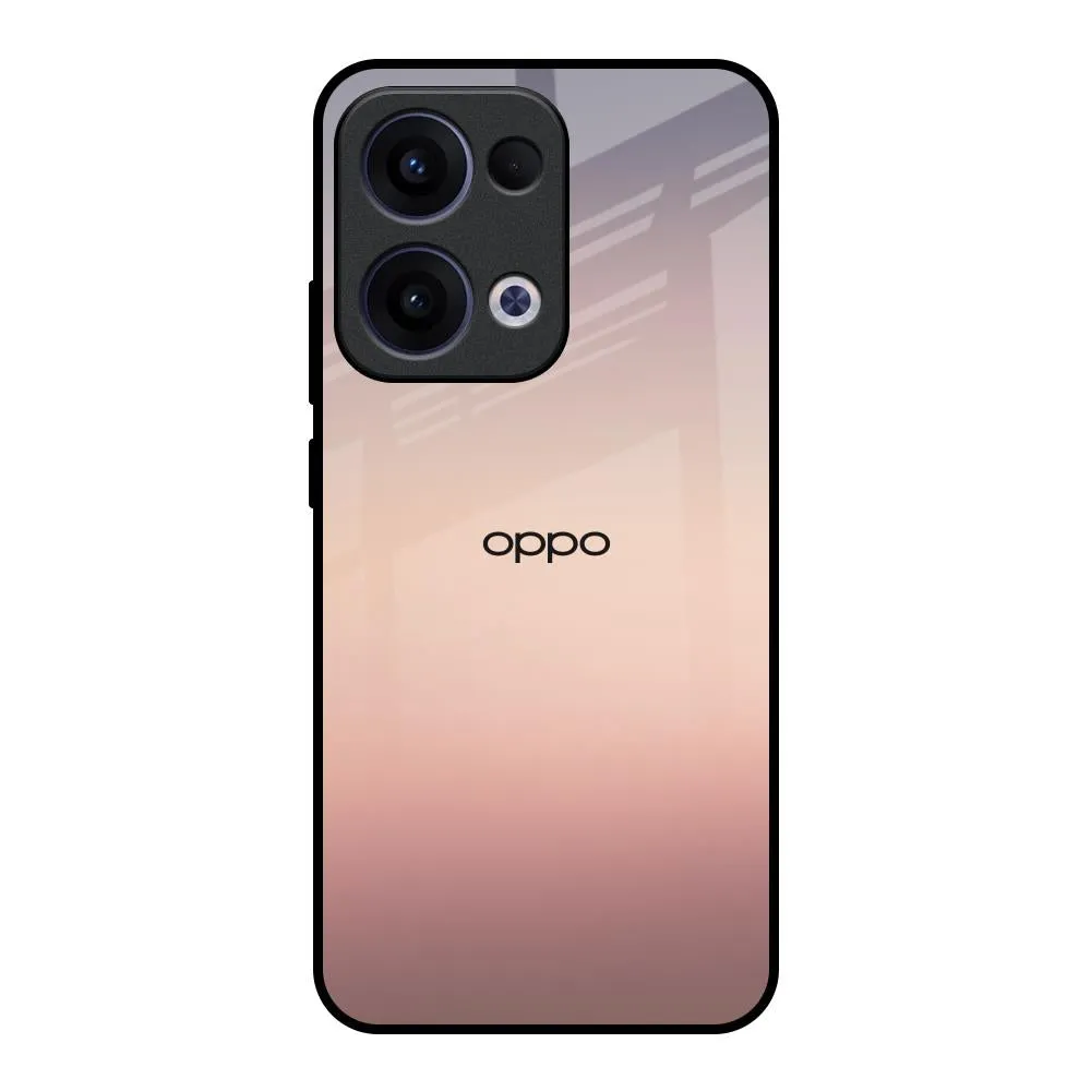Comfort Design Layer Modern Texture Golden Mauve Glass Case for Oppo Reno13 5G