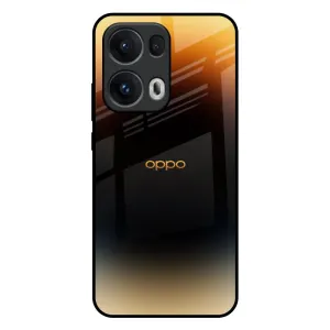 Minimal Shield Texture Marble finish Grainy Yellow Glass Case for Oppo Reno13 Pro 5G