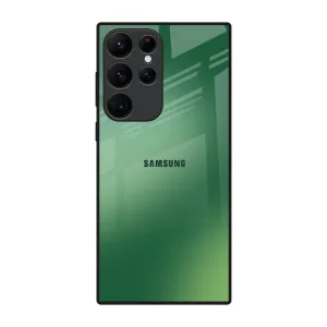 Green Grunge Texture Glass Case for Samsung Galaxy S22 Ultra 5G High protection