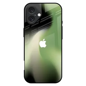 Green Tornado Glass Case for iPhone 16 Plus Protective Finish Edge Protection