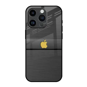 Anti Scratch Layer Grey Metallic Glass Case For iPhone 14 Pro