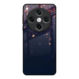 Colorful Finish Falling Stars Glass Case For Oppo Find x8 Pro