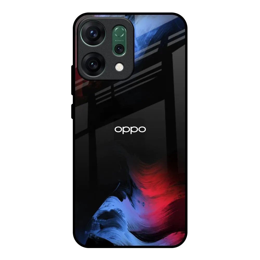 Fine Art Wave Glass Case for Oppo Reno14 Pro 5G Travel Accessory