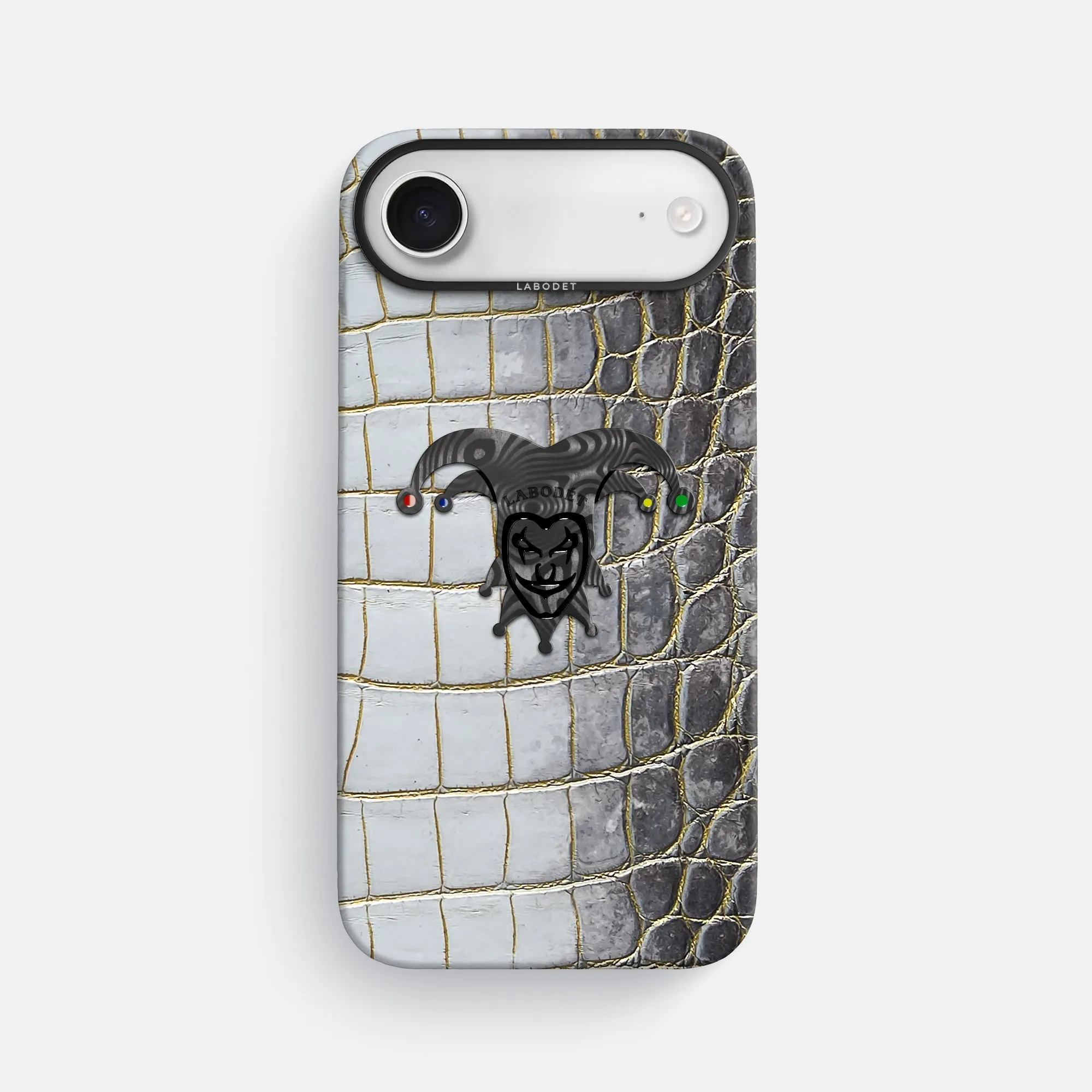 Casual Look Outdoor Use Classic Case With Carbon Joker For iPhone 17 Air In Himalayan Crocodile