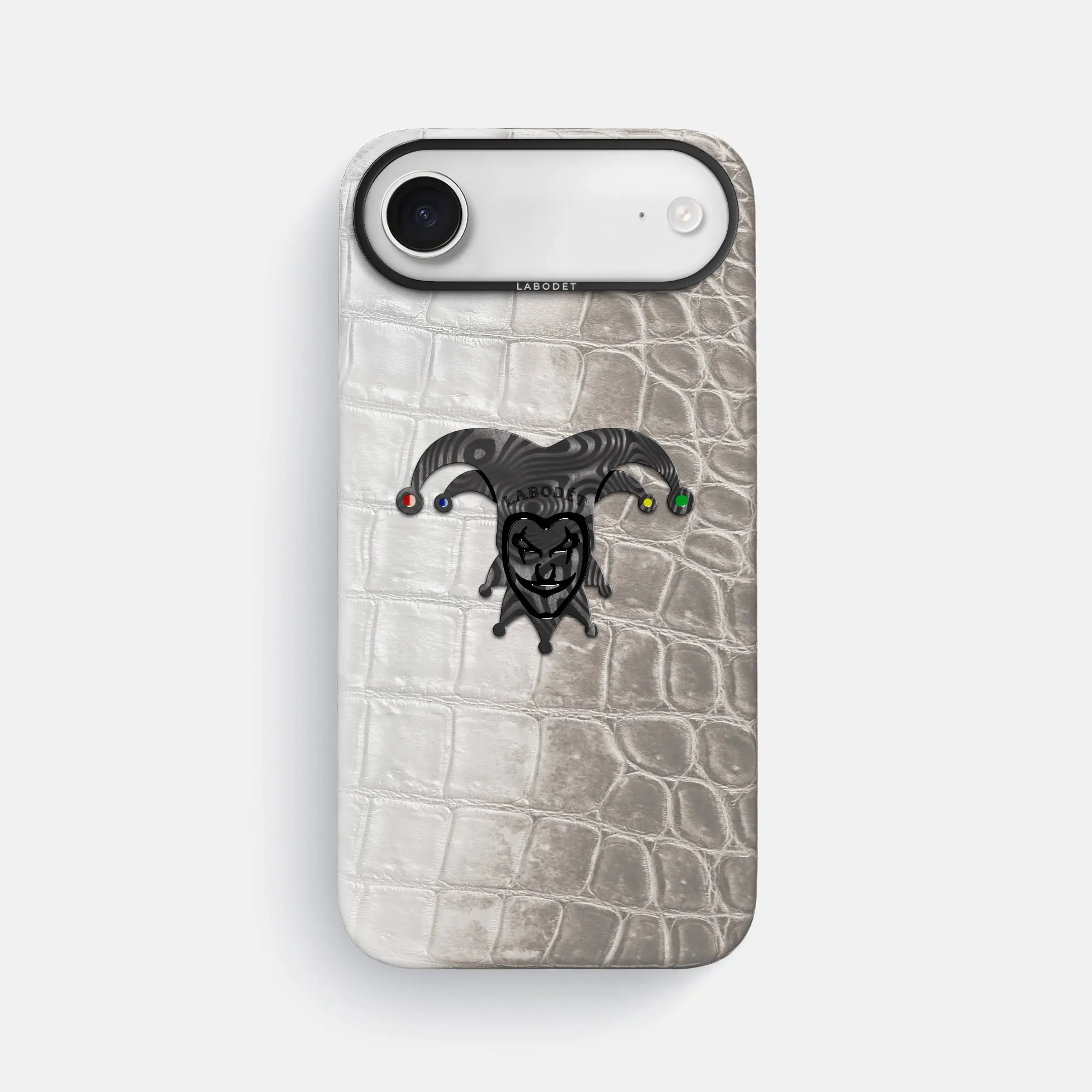 Classic Case With Carbon Joker For iPhone 17 Air In Himalayan Crocodile Matte Design Texture