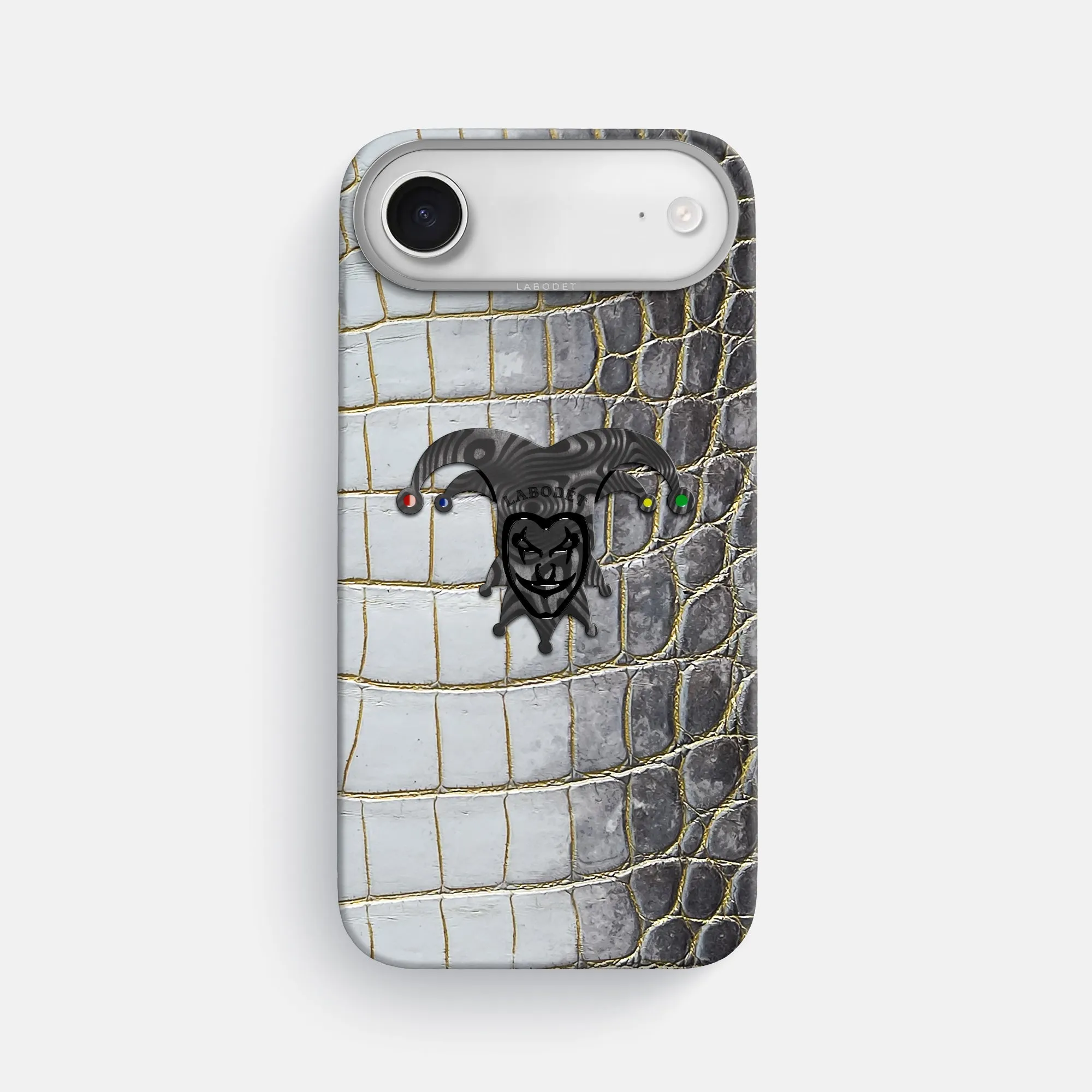 Classic Case With Carbon Joker For iPhone 17 Air In Himalayan Crocodile Soft Layered Design