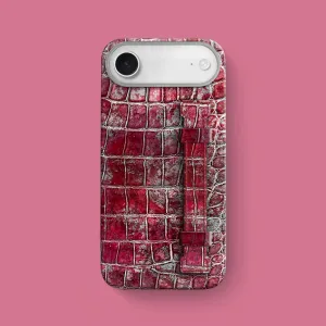 Handle Case 1/1 Garnet For iPhone 17 Air In Alligator Everyday Accessory