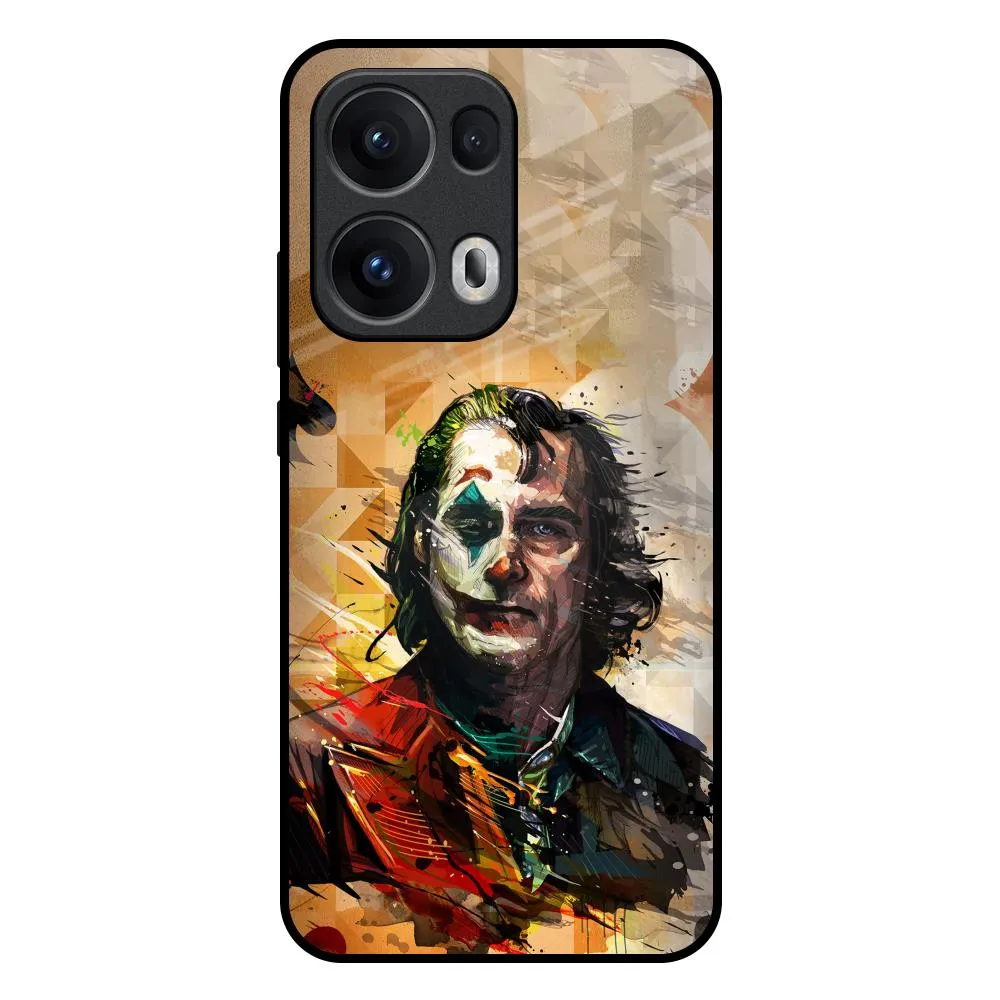 Psycho Villain Glass Case for Oppo Reno13 Pro 5G Comfort Texture Layer